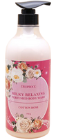 DEOPROCE MILKY RELAXING BODY WASH COTTON ROSE